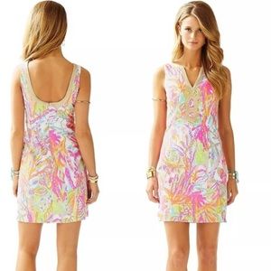 Lilly Pulitzer Scuba to Cuba Janice Shift Dress